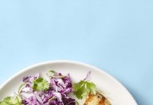 Grilled Chicken with Coconut-Lime Slaw
