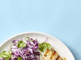 Grilled Chicken with Coconut-Lime Slaw