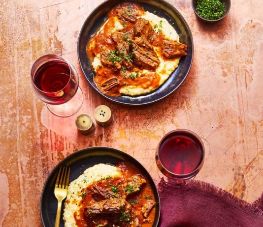 Short Ribs with Creamy Polenta