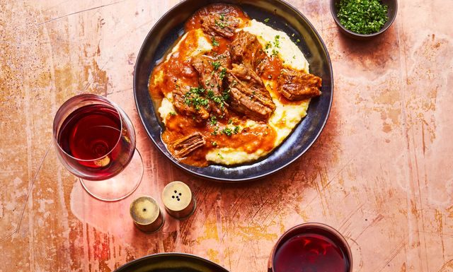 Short Ribs with Creamy Polenta
