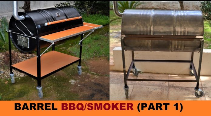 HOW TO BUILD A BARREL BBQ/SMOKER (PART 1)
