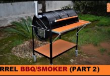 HOW TO BUILD A BARREL BBQ/SMOKER (PART 2)