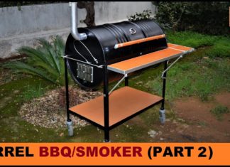 HOW TO BUILD A BARREL BBQ/SMOKER (PART 2)
