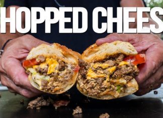 A CHOPPED CHEESE (BETTER THAN A PHILLY CHEESESTEAK?) | SAM THE COOKING GUY 4K