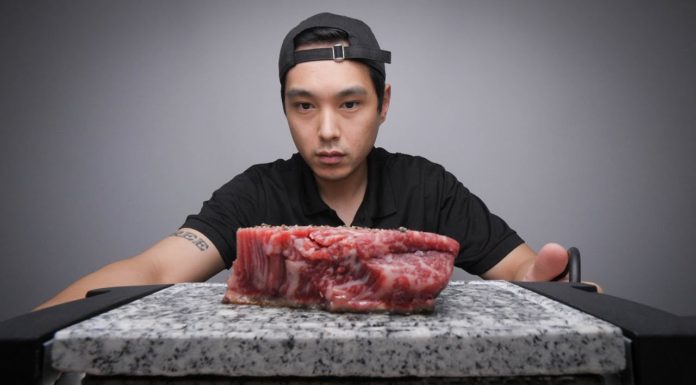 Cooking a Steak on a Stone