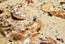 Creamy Garlic Mushroom Chicken Recipe | One Pan Chicken Recipe | Garlic Herb Mushroom Cream Sauce