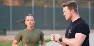 US Marine Attempts the US Army Combat Fitness Test