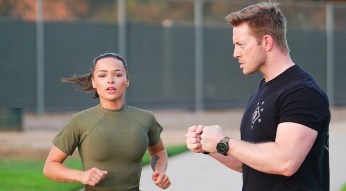 US Marine Attempts the US Army Combat Fitness Test