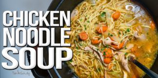 The Best Chicken Noodle Soup I’ve EVER Made | SAM THE COOKING GUY 4K