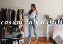 CASUAL FALL OUTFITS ? | fall fashion lookbook 2020