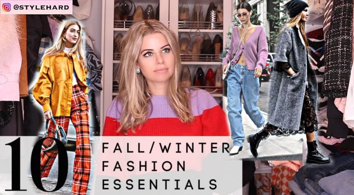 10 Fall/ Winter Fashion Trend Essentials 2020