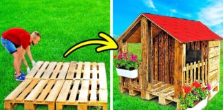 CUTE DIY HOUSE WITH WOODEN PALLETS || 23 DIY Projects With Epoxy And Wood, Workshop Gadgets