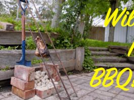 Home made Wire Mesh BBQ – DIY Asado Lamb
