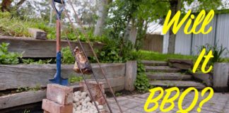 Home made Wire Mesh BBQ – DIY Asado Lamb