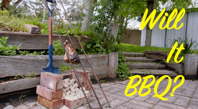 Home made Wire Mesh BBQ – DIY Asado Lamb