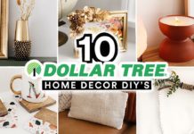 10 DIY DOLLAR TREE HOME DECOR PROJECTS – Affordable + Cute $1 Decor Transformations!