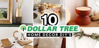 10 DIY DOLLAR TREE HOME DECOR PROJECTS – Affordable + Cute $1 Decor Transformations!