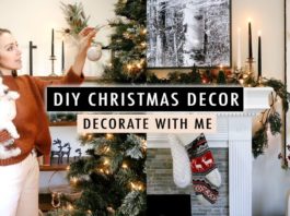 Christmas Decorate With Me + DIY Holiday Decor | XO, MaCenna