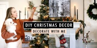 Christmas Decorate With Me + DIY Holiday Decor | XO, MaCenna