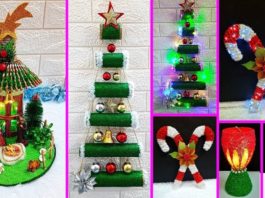 Economical 4 Easy Handmade Christmas Craft idea | Best out of waste Low budget Christmas craft idea