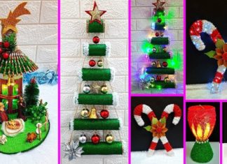 Economical 4 Easy Handmade Christmas Craft idea | Best out of waste Low budget Christmas craft idea