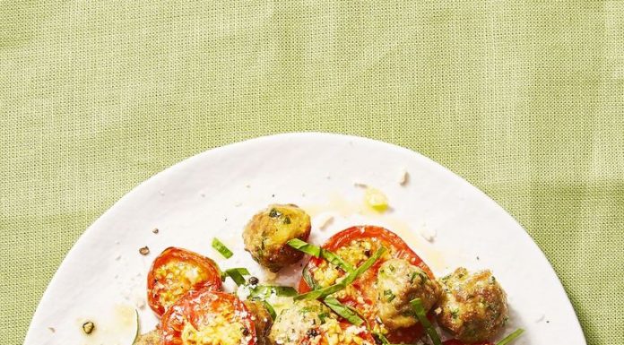 Mini Meatballs With Garlicky Tomatoes