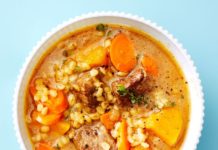 Instant Pot Beef and Barley Stew