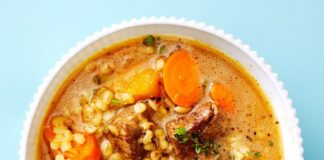 Instant Pot Beef and Barley Stew