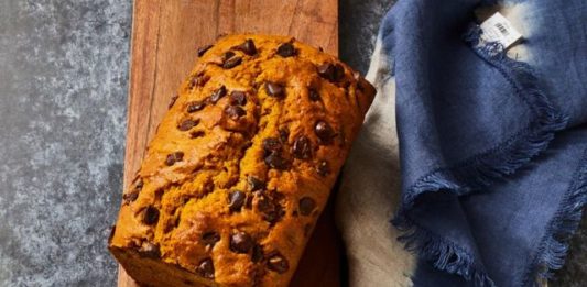 Pumpkin Chocolate Chip Bread