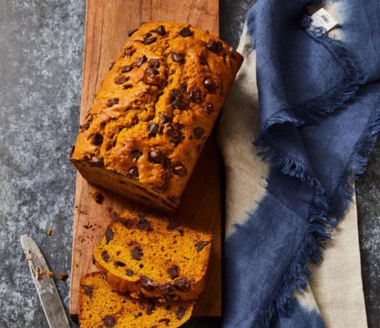 Pumpkin Chocolate Chip Bread