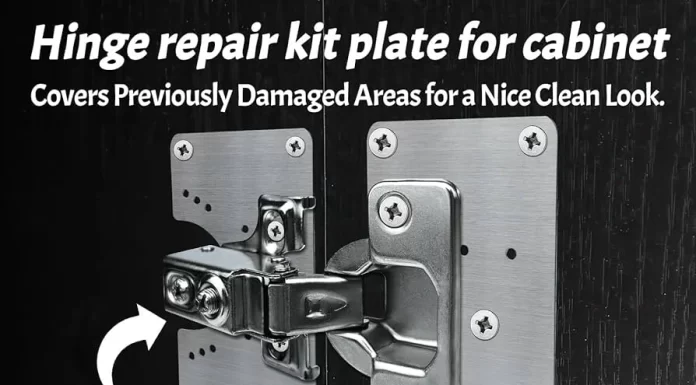 How to Restore Worn Cabinet Hinges and Prevent Door Sagging at Home