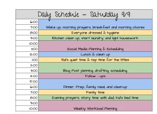 Step-by-Step Guide to Creating a Time-Blocking Schedule for Busy Parents