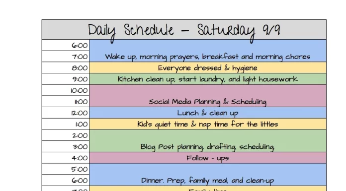 Step-by-Step Guide to Creating a Time-Blocking Schedule for Busy Parents