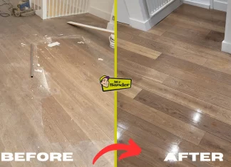 Step-by-Step Before and After Guide to Refinishing Hardwood Floors with Minimal Dust
