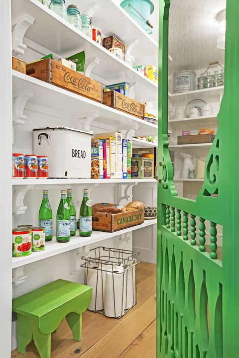 pantry organization ideas - open shelves