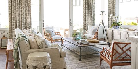 beach house living room