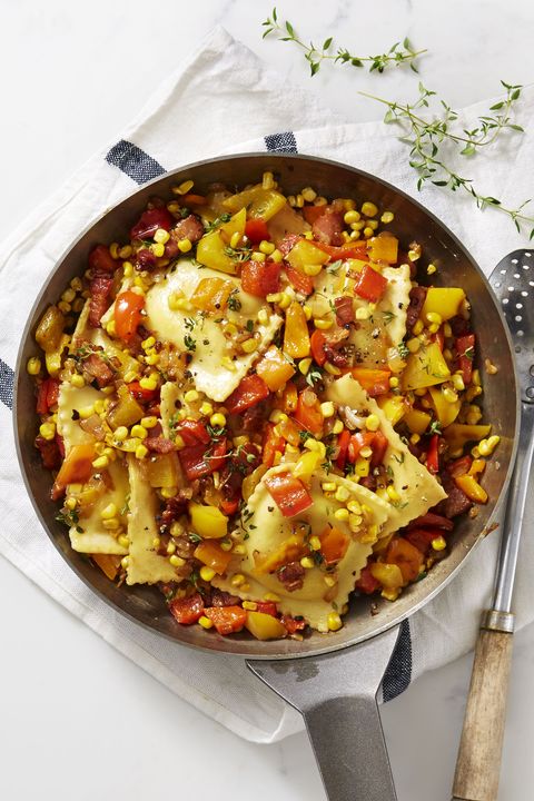 harvest succotash ravioli