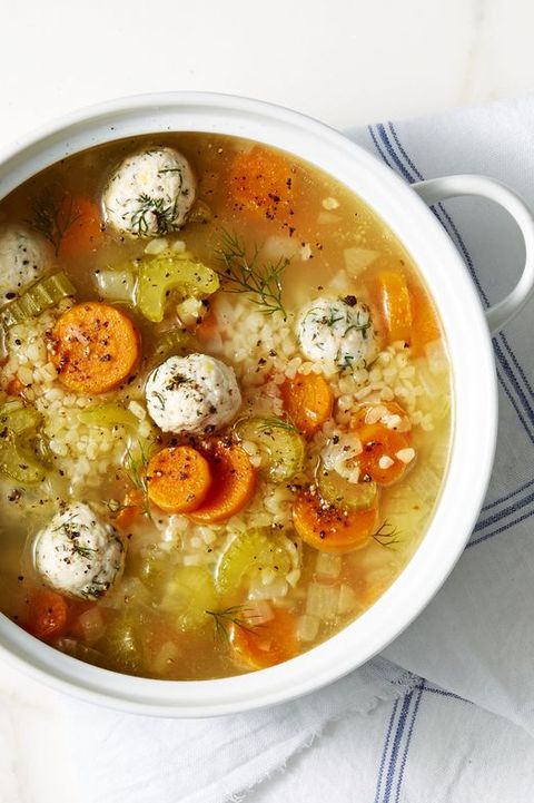 kids dinner ideas  lemon dill chicken meatball soup