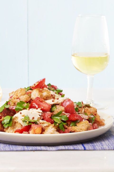 rotisserie chicken recipes - chicken panzanella