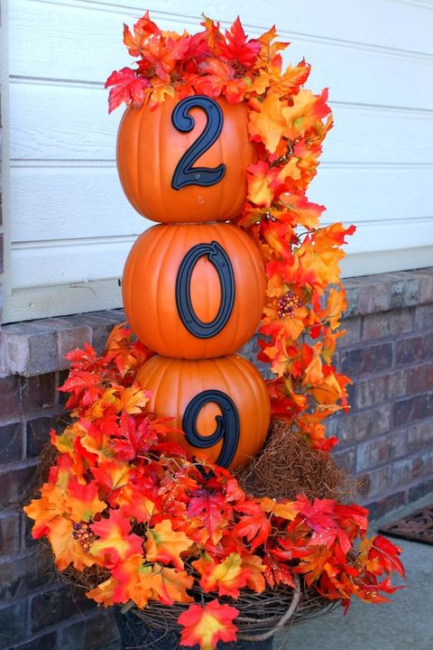 fall decor pumpkins