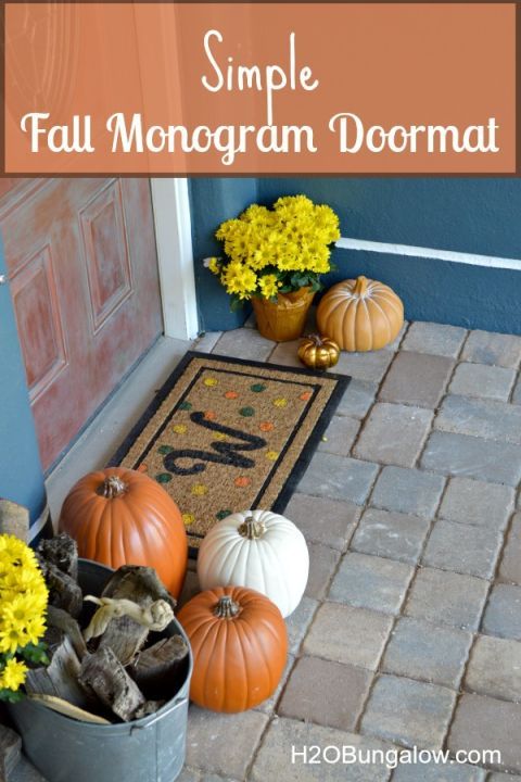 fall porch decor