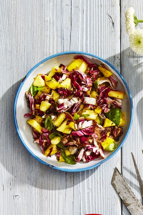 tropical radicchio slaw   labor day recipes