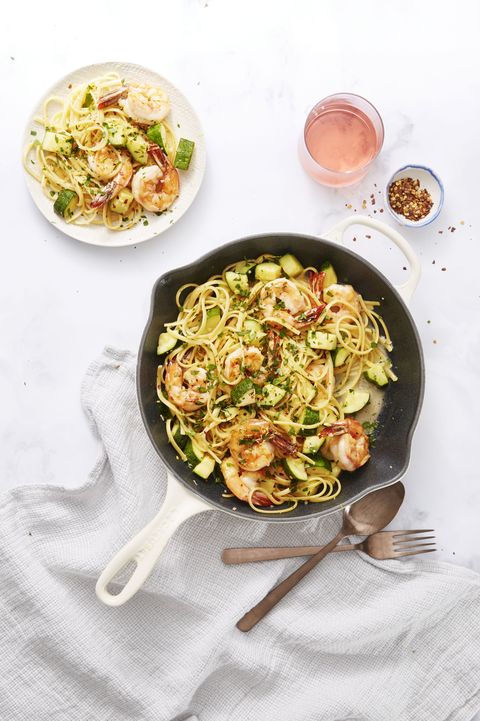 best zucchini recipes   shrimp and zucchini scampi