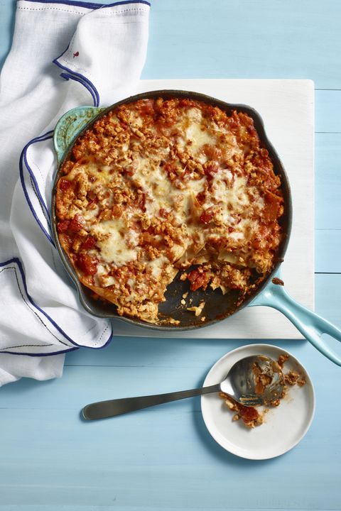 ground turkey recipes  crispy skillet lasagna