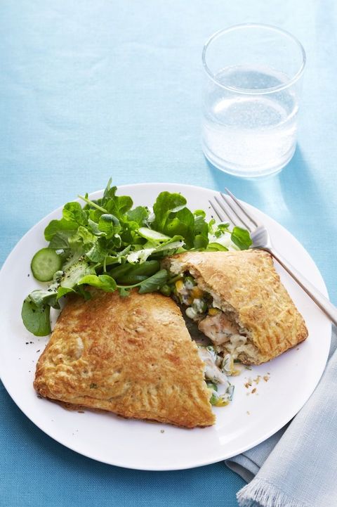 rotisserie chicken recipes - chicken pot pie turnovers